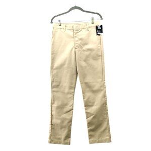 NWT Becky Thatcher Chino Pants Youth Girls Size 16 Khaki Twill Beige Uniform‎